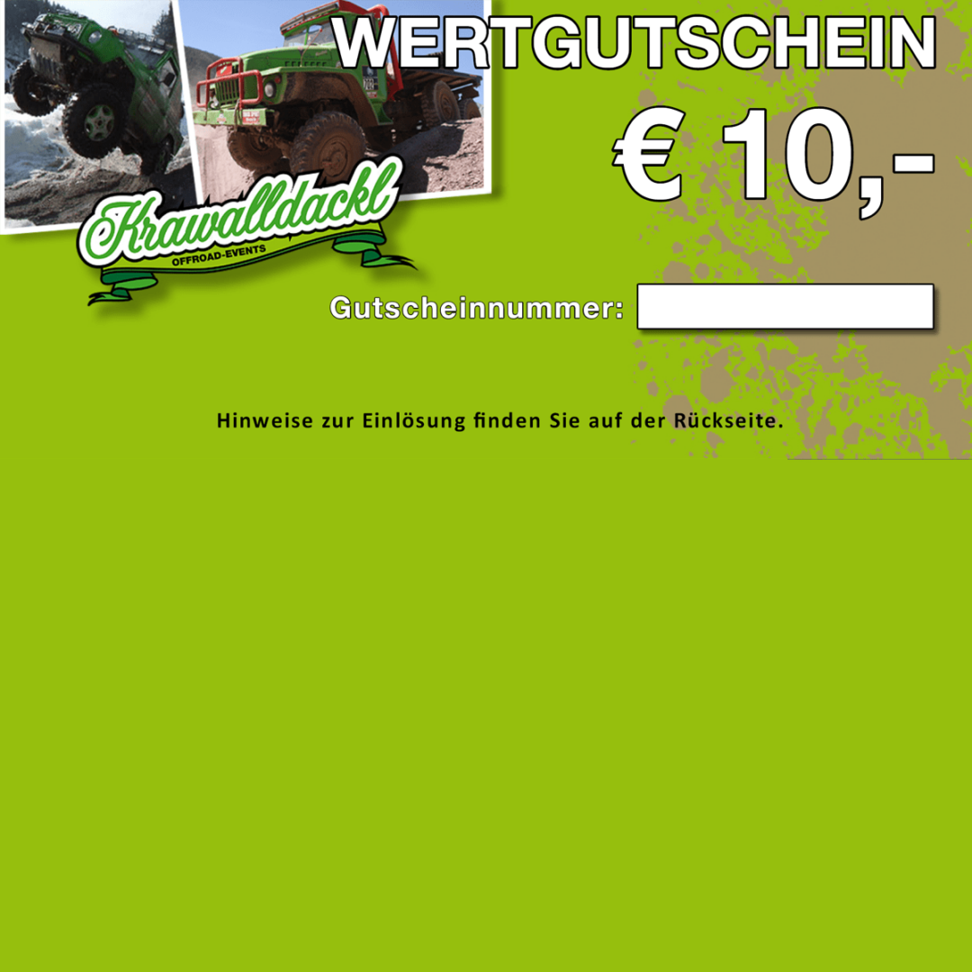 € 10 Wertgutschein