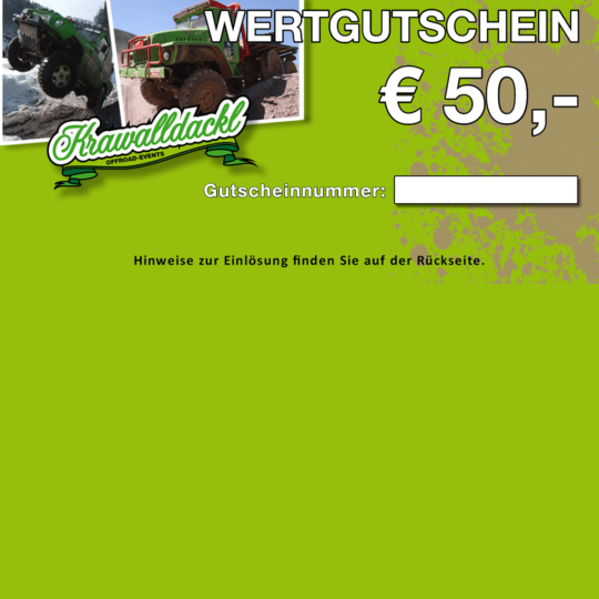 € 50 Wertgutschein